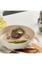 ,Fika,Non Stick,Frying Pan,24cm,Wood Handle,Suitable for stove & Induction,Off White Sand - 3
