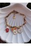 Yıbaşı Çelik, New Year's Deer and Glove Letter Women's Bracelet (Gift Bracelet) - 3