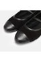 Big Number Genuine Leather Suede Ballet 41-42-43-44-Black Suede - 5