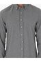 Gray Slim Fit Long Sleeve Shirt 50298570 -Vr024 - 6