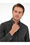 Anthracite Slim Fit Long Sleeve Shirt 50298570 -Vr006 - 2