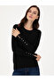 Black Slim Fit Basic Sweater 50290566-Vr046 - 3