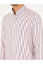 Purple Regular Fit Striped Long Sleeve Shirt 50295253-Vr038 - 7