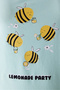 Lemonade Party Mint Pajama Set with Shorts - 3