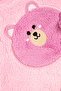 Pink Girls' Teddy Bear Patterned Jumpsuit - 6