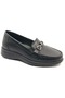 32690 Zn Leather Comfort Casual Women's Shoes Black