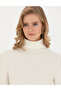 Ecru Extra Slim Fit Turtleneck Sweater 50276230-Vr019 - 2