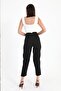 High Waist Dart Atlas Trousers - Black - 5