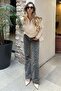 Ecru Stand Collar Zipper Detailed Knitted Sweater Mg2229 - 2