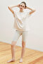 Maya Stripes Biker Shorts Pajama Set - 2