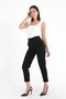 High Waist Dart Atlas Trousers - Black