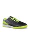 Big Kids Lace-Up / Velcro Black-Yellow Astroturf Football Shoes - 3