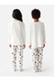Unisex Kids Hugfriends White Pajama Set - 3