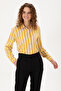 Women's Yellow Long Sleeve Shirt 50289917 -Vr094