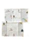 Multipurpose Muslin Baby Blanket 100x80cm and 4 Handkerchiefs , 100% Cotton, with Our Village Design. - 4