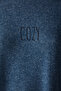 Comfortable Long Sleeve Trousers Navy Blue Pajama Set - 5