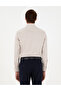 Beige Slim Fit Long Sleeve Shirt 50292457-Vr011 - 5