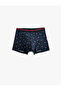 Christmas Themed Printed Skinny Fit Cotton Boxer Set of 2 - 2