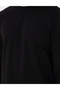 Black Regular Fit Crew Neck Basic Sweatshirt 50298968-Vr046 - 7