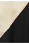 Two-Color Satin Dress - 8