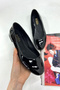 Black Patent Leather Ballerina P9000