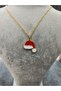 Gold Christmas Santa Hat Necklace - 2
