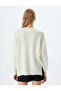 V-Neck Basic Long Knit Sweater - 4