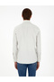 Khaki Striped Slim Fit Long Sleeve Shirt 50292261-Vr027 - 5