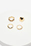 Pearl Gold Color Ring Set - 2