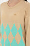 Women's Sand Crew Neck Sweater 50291623-Vr085 - 7