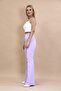 Flared Trousers-Violet - 5003100 - 2
