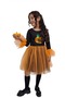 Girl's Halloween Pumpkin Detailed Dress Halloween Fuuny Spooky Pumpkin Tutu Gown - 3