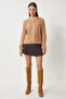 Boucle Knitwear Jacket Cardigan Biscuit Lyy0053 - 3
