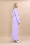 Men's Lapel Single Button Classic Jacket & Long Straight Slim Skirt - Violet - 1045553 - 4