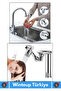 Special Production Long Life 1080 Degree Rotatable Dual Mode Metal Look Acrobat Faucet End Head - 3