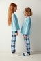 Unisex Kids Family Formula Slogan Printed Pajama Set - 4