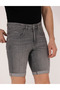 Gray Slim Fit Jean Shorts 50267804-Vr024 - 5