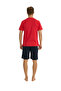 US Polo Assn.Men's Red Round Neck Shorts Set - 2