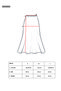 Anthracite Antique Faded Effect Washed Three Thread Luxury Fabric Slim Fish Cut Women's Skirt Ek100299267 - 8