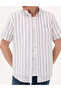 Navy Blue Comfort Fit Short Sleeve Shirt 50269430-Vr033 - 6