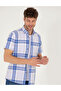 Cobalt Blue Regular Fit Short Sleeve Shirt 50269179-Vr045 - 2