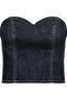 ONLTIKI S/L DNM RINSE CORSET TOP GUA - 4