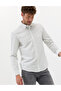 Khaki Slim Fit Long Sleeve Shirt 50265278-Vr027 - 2