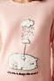 Pink Rain On Me Thermal Pajama Set - 3