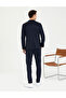 Navy Blue Ex. Slim Fit Wool Blend Suit 50267031-Vr033 - 5