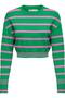 Onlibi Ls Cropped Pullover Cc Knt