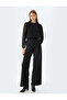 Chiffon Blouse Round Neck Long Pleated Tulle Sleeves - 2