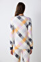 تي شيرت بيجامة ملون متعدد الألوان من Gingham Thermal - 4