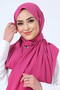 Asian Shawl in Fuchsia (a Delicate, Wrinkle-Free, Comfortable Fabric for Special and Everyday Use) - 3