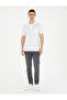 Beyaz Regular Fit %100 Pamuk Düğmeli Polo Yaka Basic Tişört 50280753-VR013 - 4